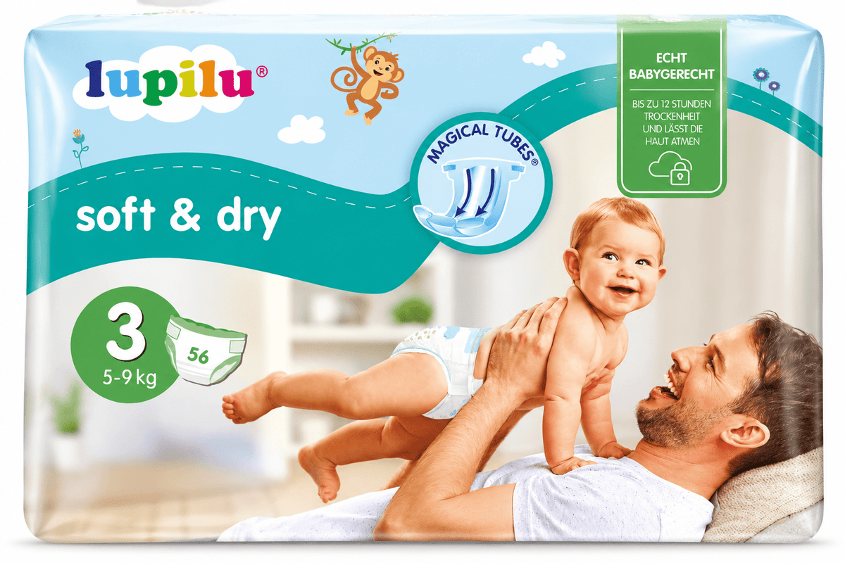 Lupilu Diapers - Size No. 3 | 5-9 Kg