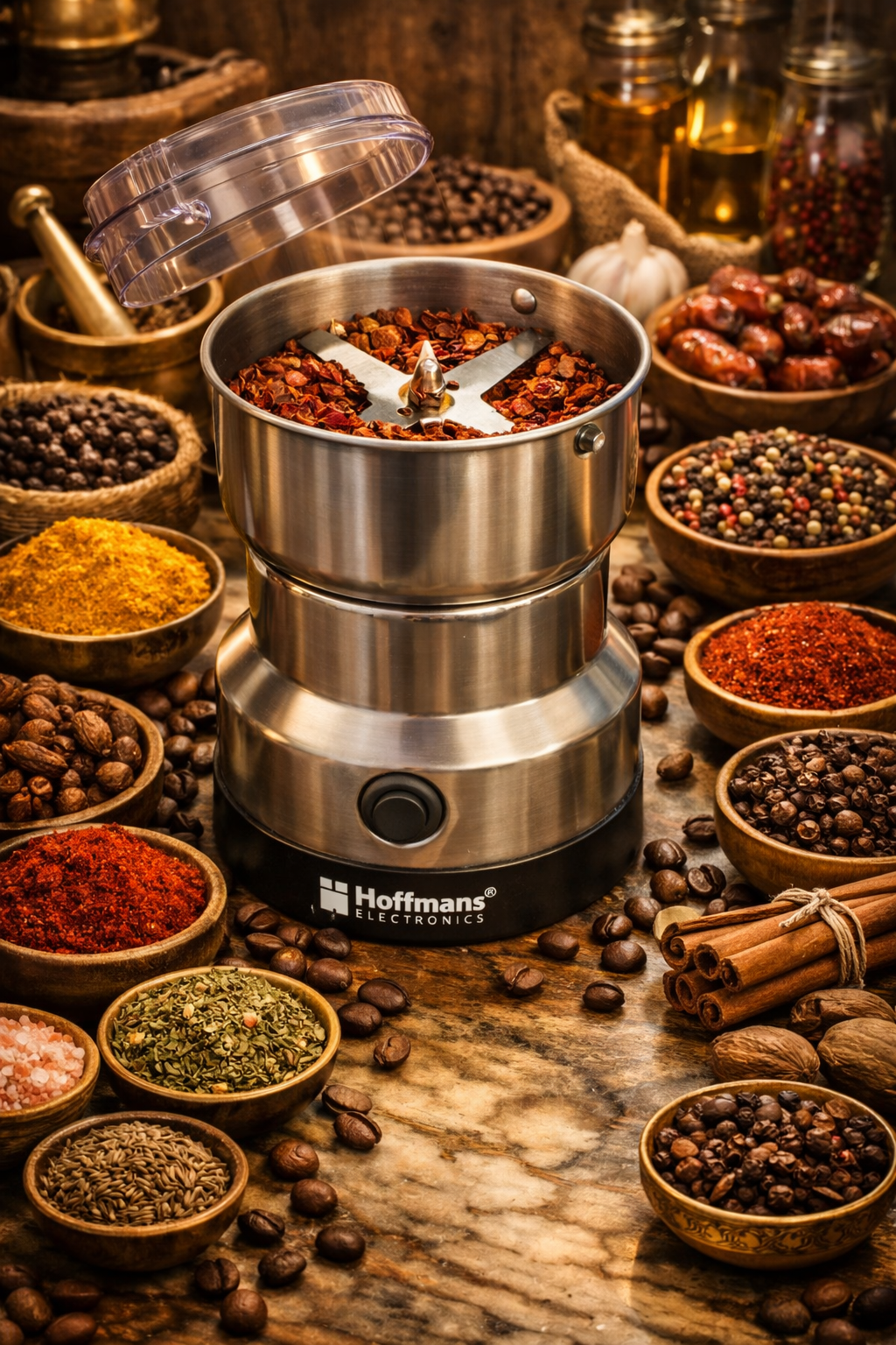Hoffmanns® ELECTRONICS Coffee Grinder