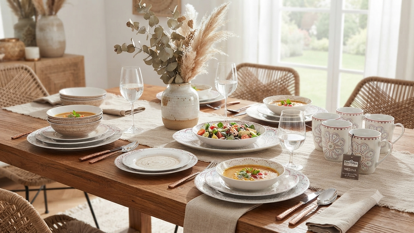 Medina – 24 Piece Dinnerware Set
