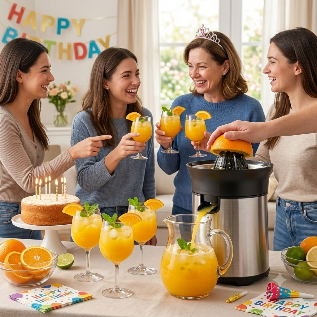 QUIGG Stainless Steel Citrus Juicer
