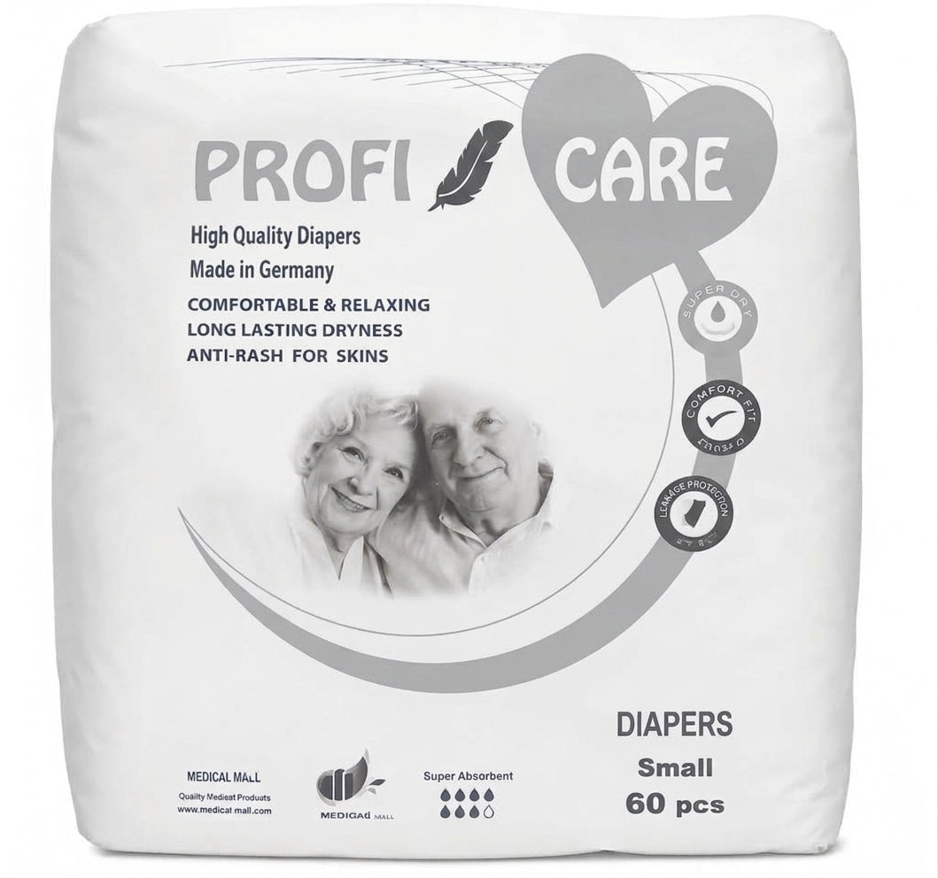 PROFI CARE - Adult Diaper S (small) / (jumbo pack 60 PCs)