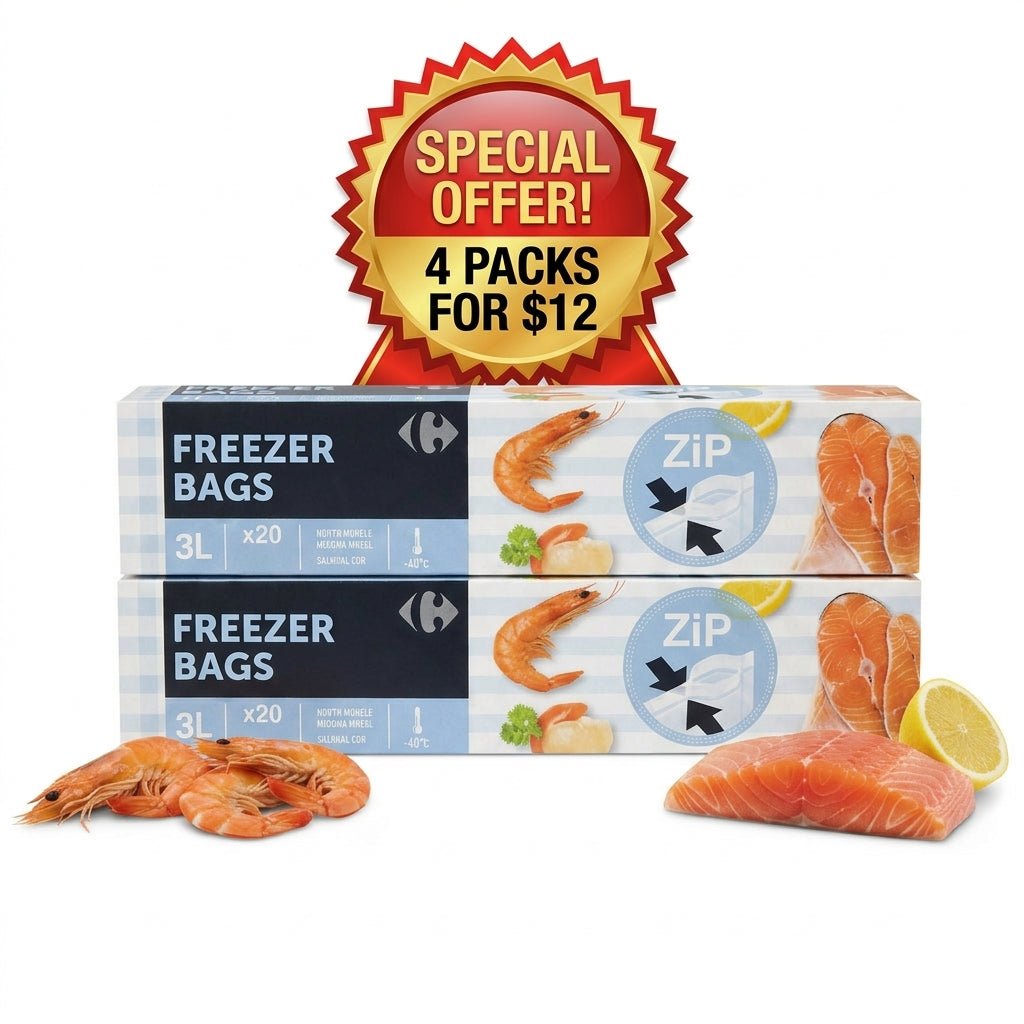 Carrefour - Zip Freezer Bags / 3L