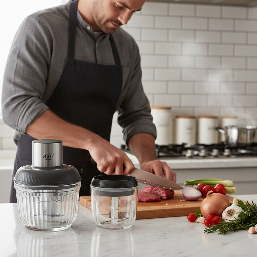 UAKEEN Dual Food Chopper Set