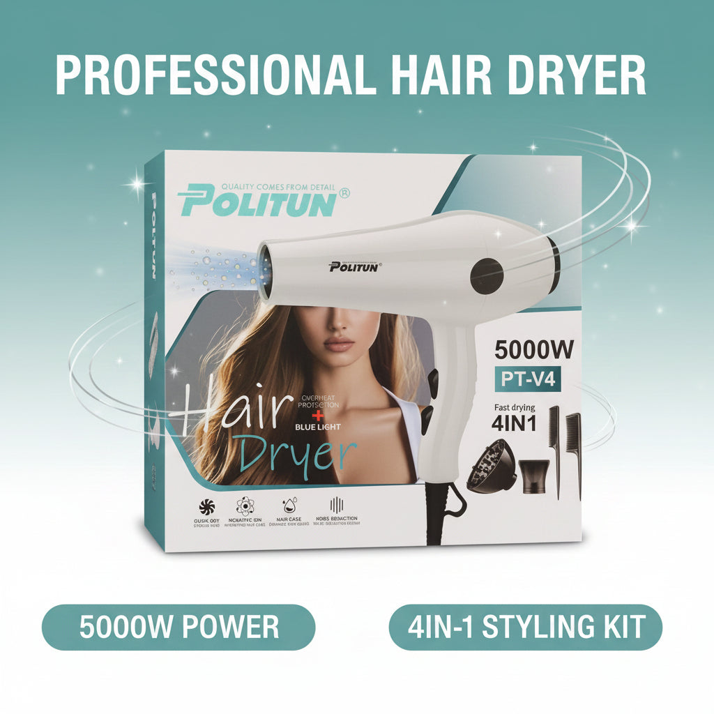 POLITUN Hair Dryer - 5000W