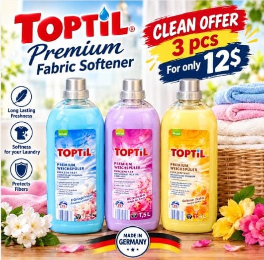 TOPTIL - Premium Fabric Softener