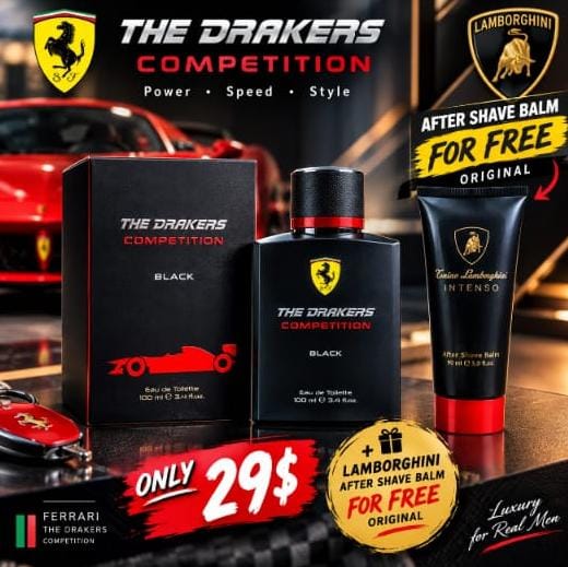 Ferrari The Drakers Competition - Black Eau de Toilette Set