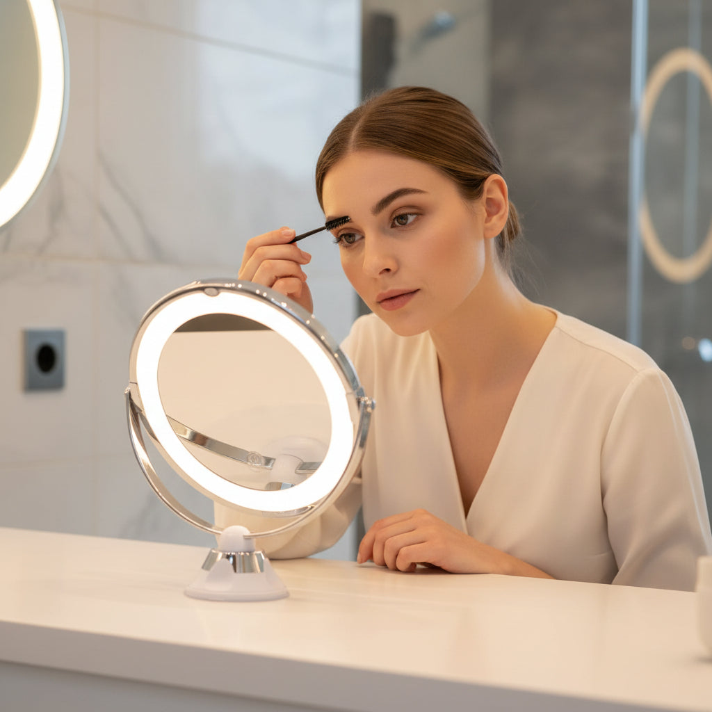 csLight Cosmetic Mirror – 10x Magnification