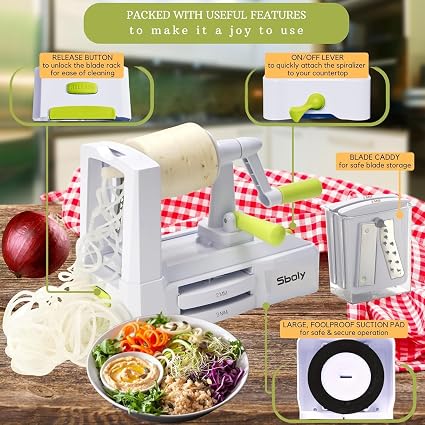 SUPERIOR VALUE - Sboly Vegetables Spiralizer