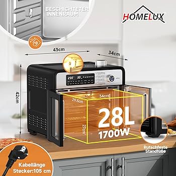 HOMELUX Air Fryer Oven (model XC-2636)