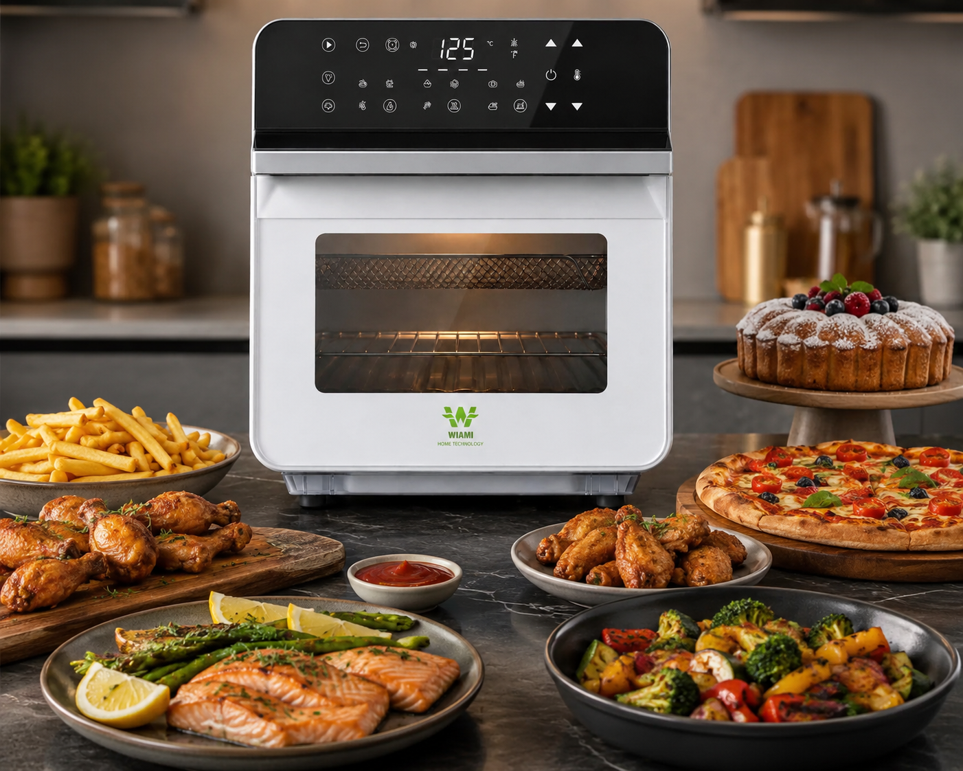 10.5L Air Fryer & Steamer – Family Size & Oil-Free Cooking
