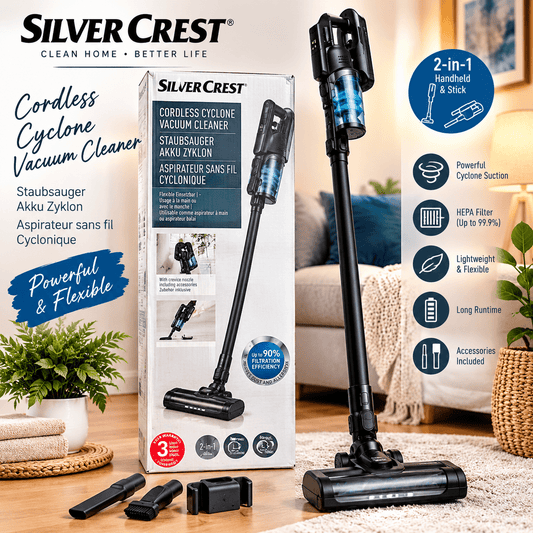 SilverCrest - Cordless Cyclone Vacuum Cleaner