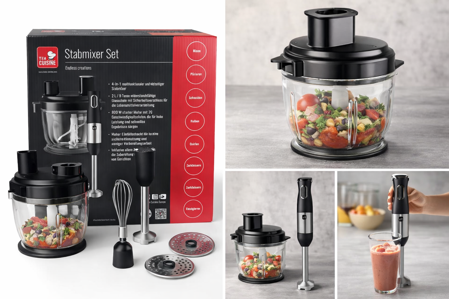 Team Cuisine Stabmixer Set