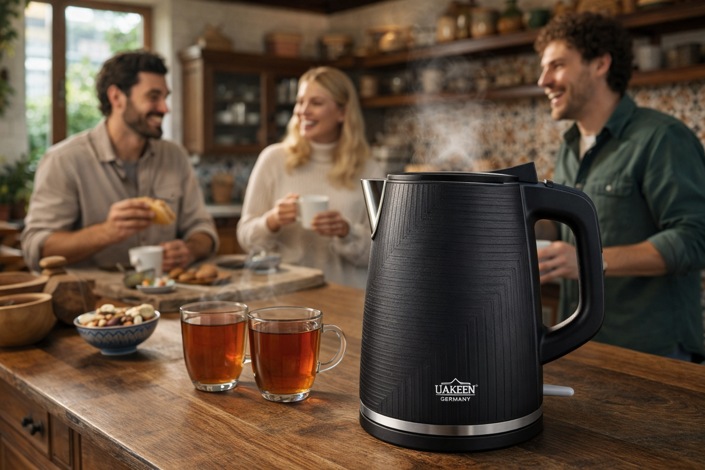 UAKEEN Electric Kettle – 2.0L / 2000W