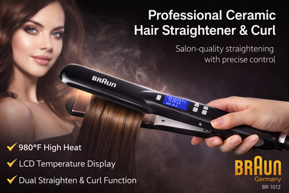 Braun Hair Straightener & Curl