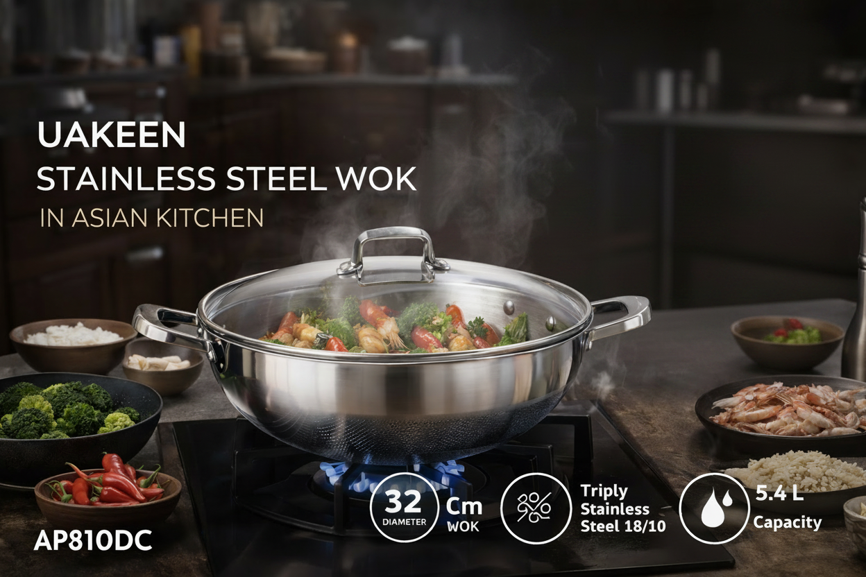 Uakeen Wok - 32cm