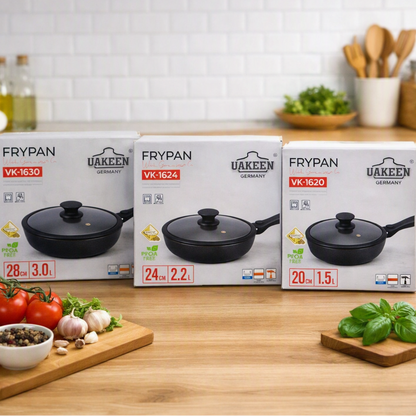 UAKEEN - 3 Pcs Frypan Set lineup