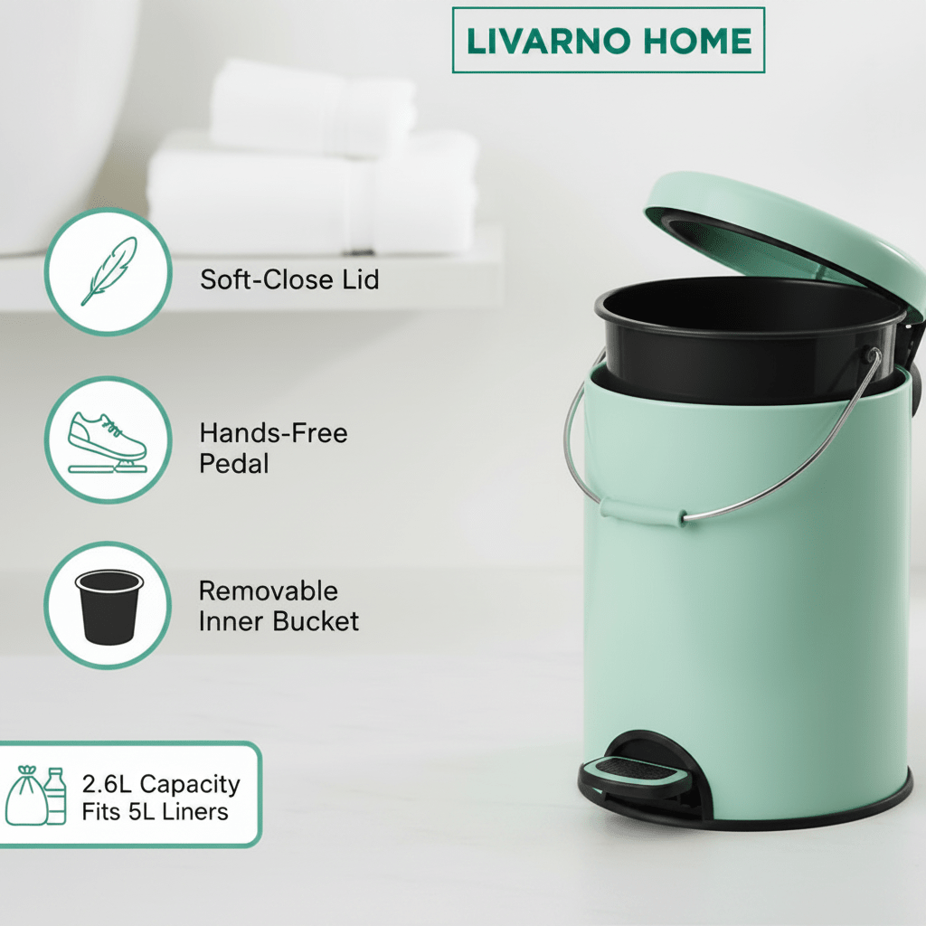 Livarno - Home Basic Pedal Bin
