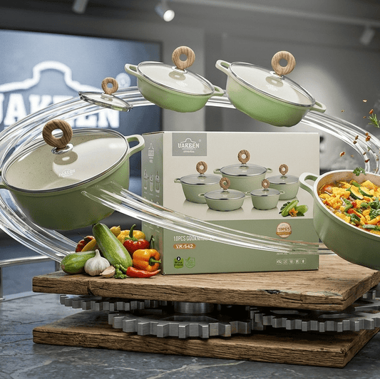 UAKEEN – 10 Piece Cookware Set