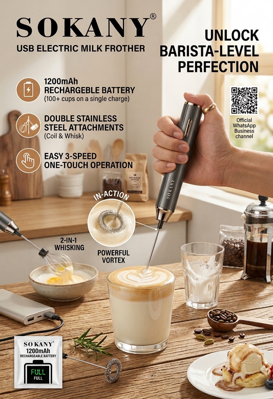 SOKANY USB Electric Milk Frother