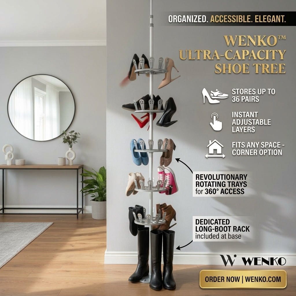 WENKO - Shoe and Boot Organizer
