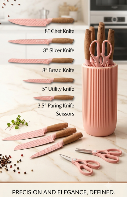 Luxury Kitchen Knife Set - 7Pcs