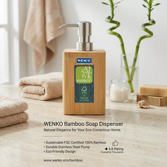 WENKO - Bamboo Soap Dispenser