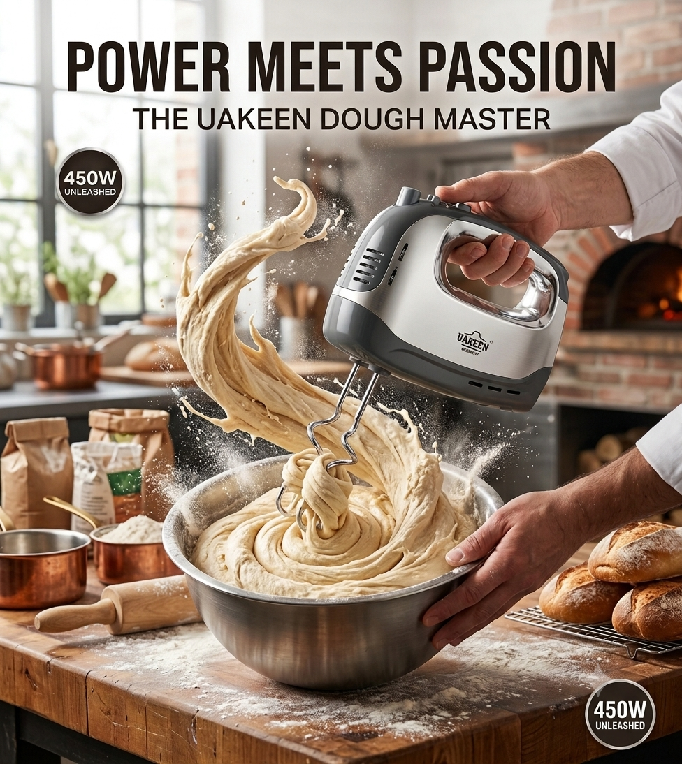 UAKEEN Hand Mixer - Precision