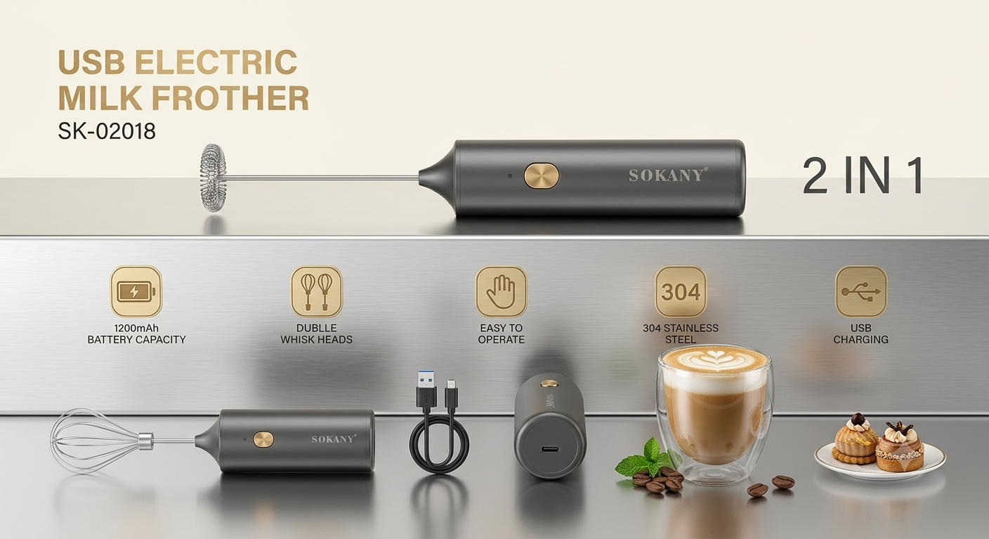 SOKANY USB Electric Milk Frother