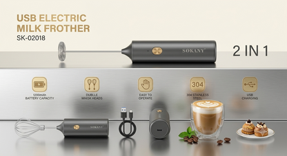 SOKANY USB Electric Milk Frother