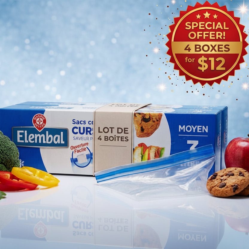 Elembal - Freezer Slider Bags 3L
