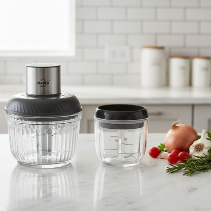 UAKEEN Dual Food Chopper Set