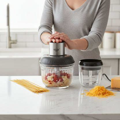 UAKEEN Dual Food Chopper Set