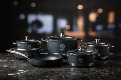 Prime Kitchen – 8 Piece Cookware Set