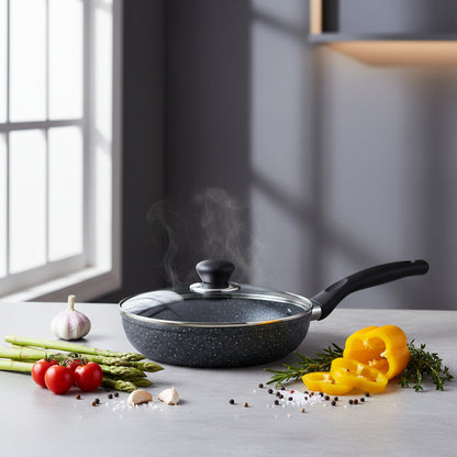 UAKEEN Premium Granite-Coated Frypan - 24cm