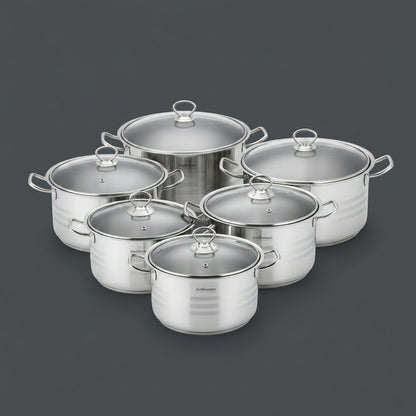 Hoffmanns - 12 Pcs cookware set
