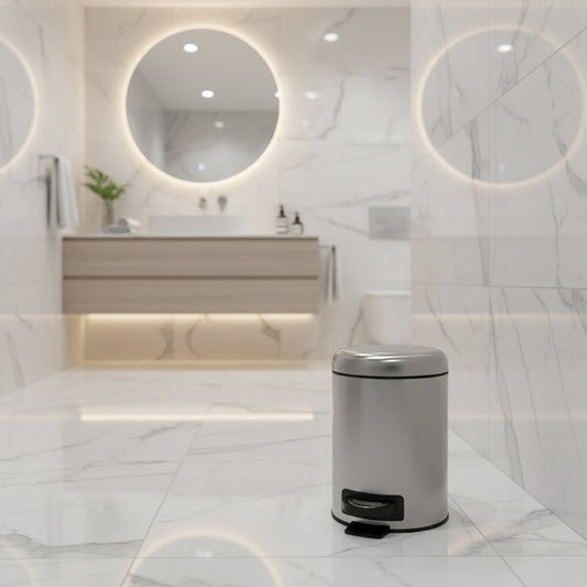 WENKO - Stainless Steel Pedal Bin