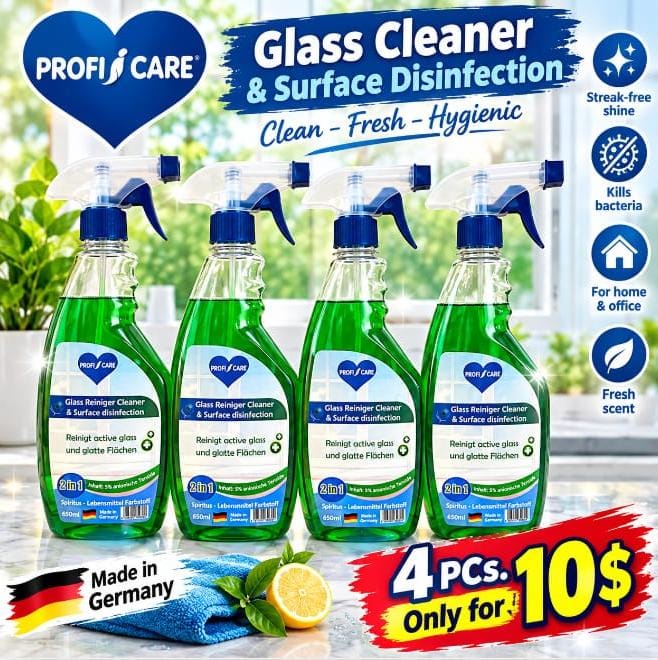 PROFI CARE - Glass Cleaner & Surface Disinfection
