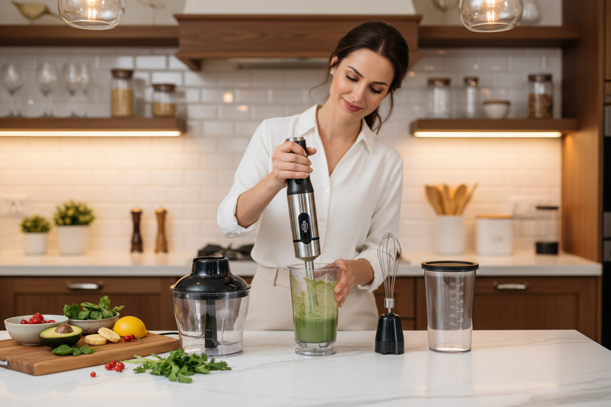 UAKEEN Germany 4-in-1 Hand Blender Set