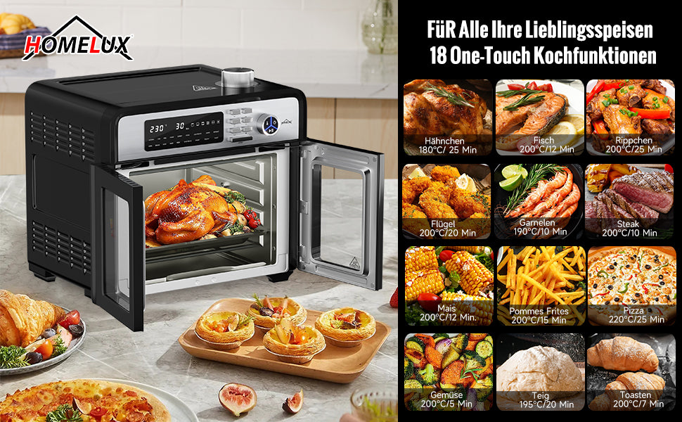 HOMELUX Air Fryer Oven (model XC-2636)