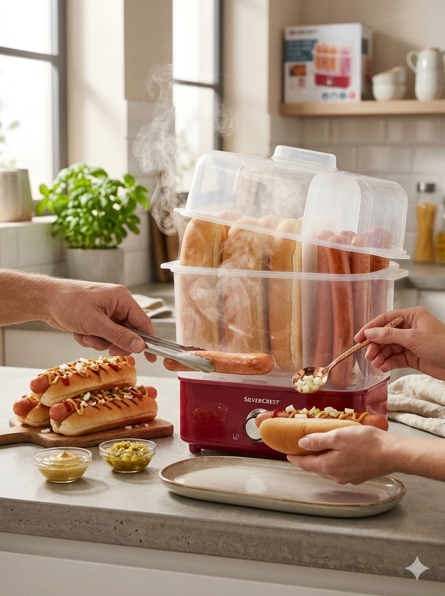 SilverCrest Hot Dog Maker and Egg Cooker