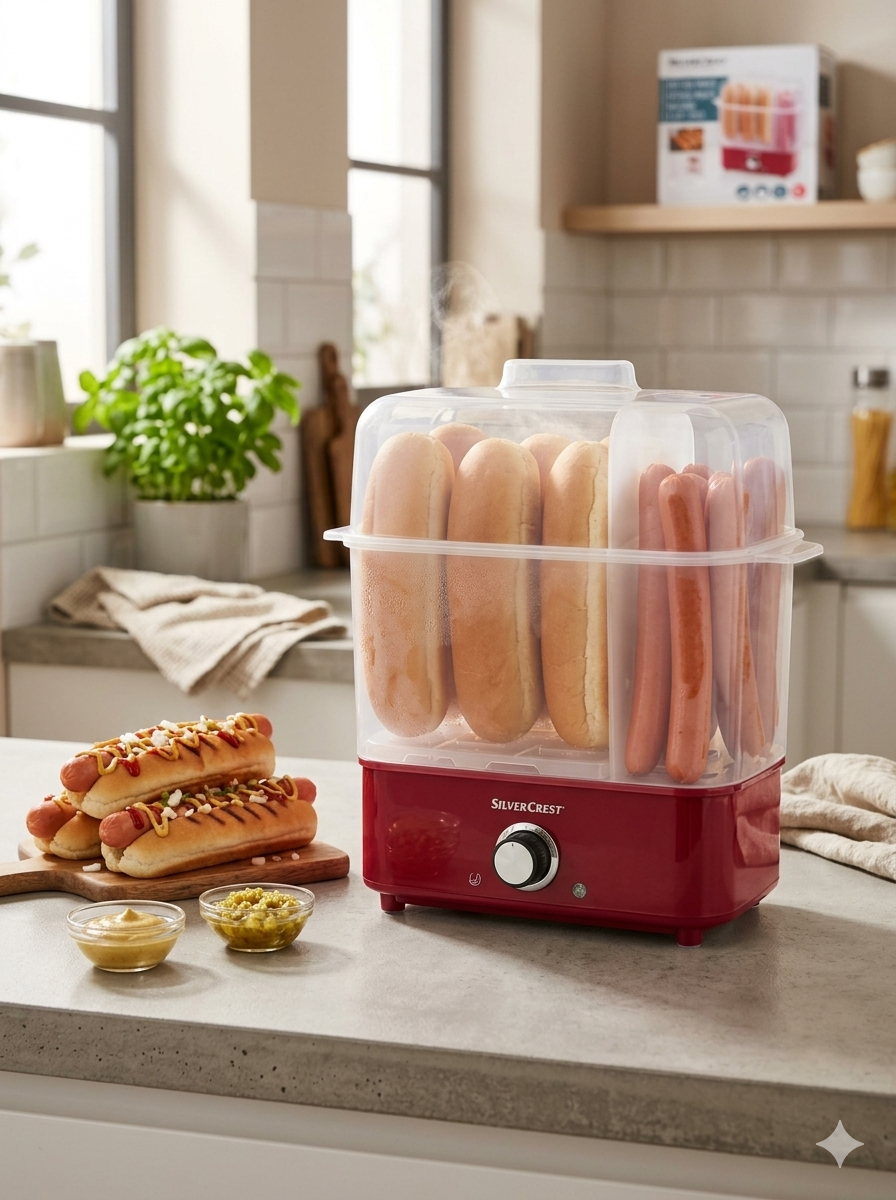 SilverCrest Hot Dog Maker and Egg Cooker