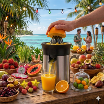 QUIGG Stainless Steel Citrus Juicer