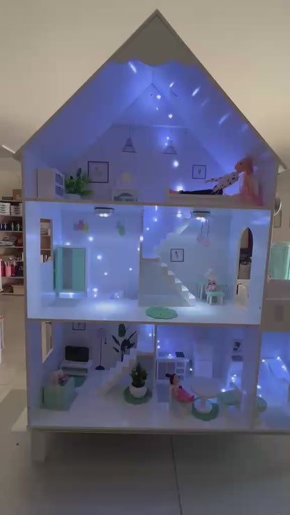 Barbie Wooden Dollhouse for Kids